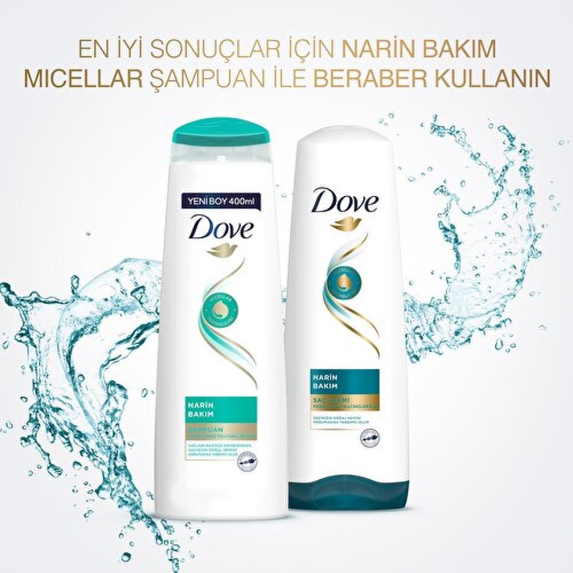Dove Saç Bakım Kremi Narin Bakım Hassas İnce Telli Saçlar İçin 350 ML