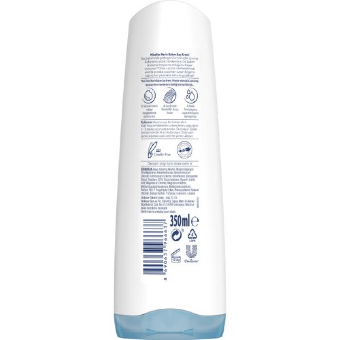 Dove Saç Bakım Kremi Narin Bakım Hassas İnce Telli Saçlar İçin 350 ML