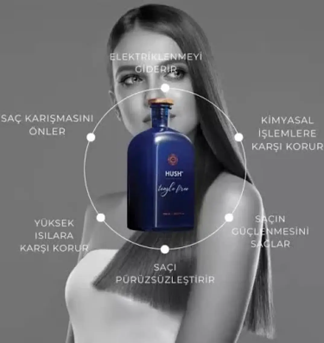 Hush Tangle Free Keratin Onarıcı Saç Bakımı 700 ml