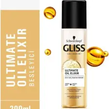 Gliss Ultimate Oil Elixir Besleyici Sıvı Saç Bakım Kremi - Aminoasit ve Argan Yağı ile 200 ml