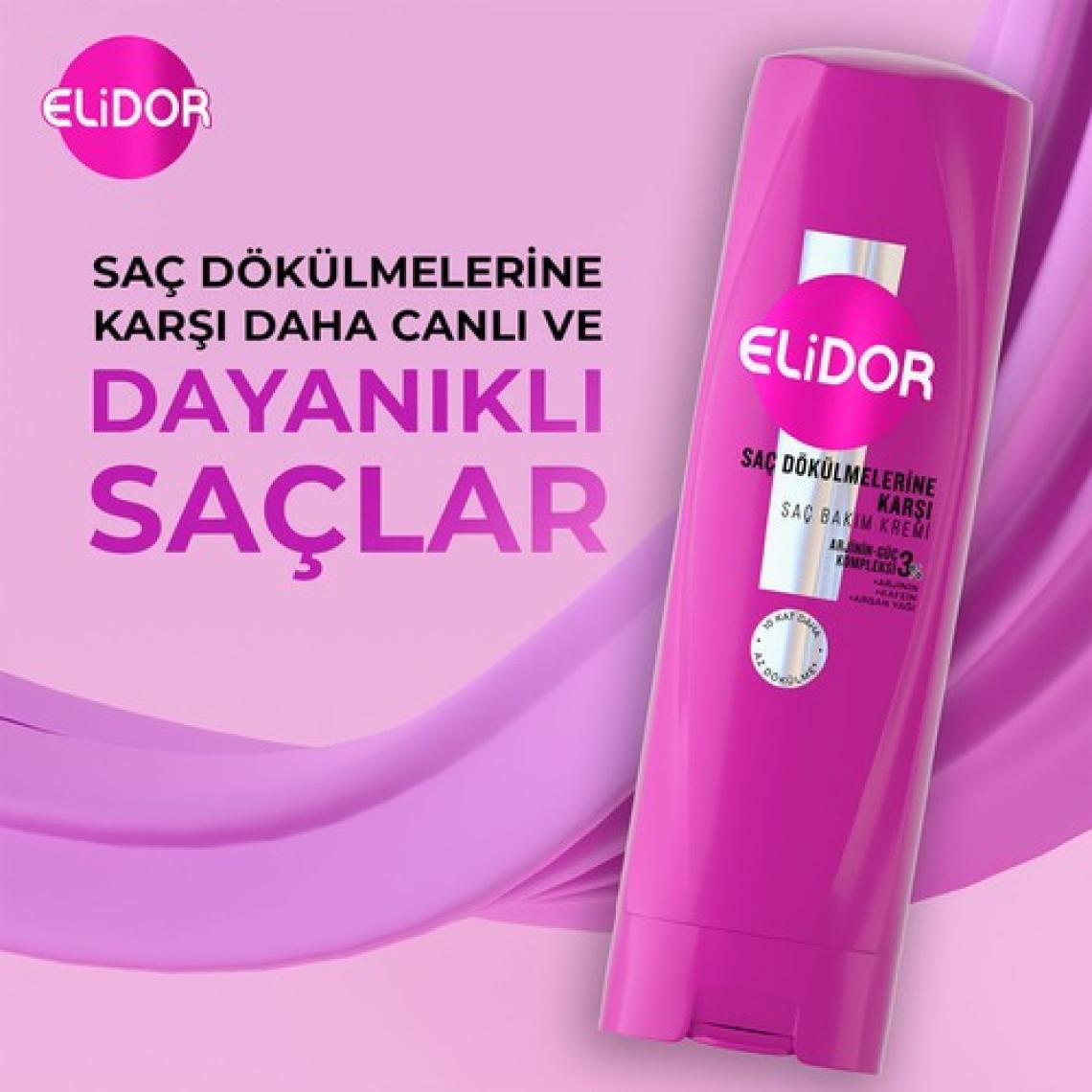 Elidor Superblend Serum Saç Bakım Kremi Saç Dökülmelerine Karşı E Vitamini Chia Tohumu Yağı Keratin 350 ml