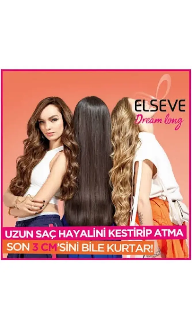 Elseve Dream Long Kolay Tarama Saç Bakım Kremi 360ml