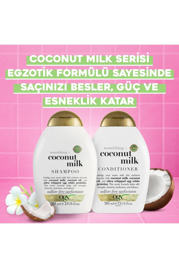 Ogx Coconut Milk 385 ml Hindistan Cevizi Besleyici Saç Kremi