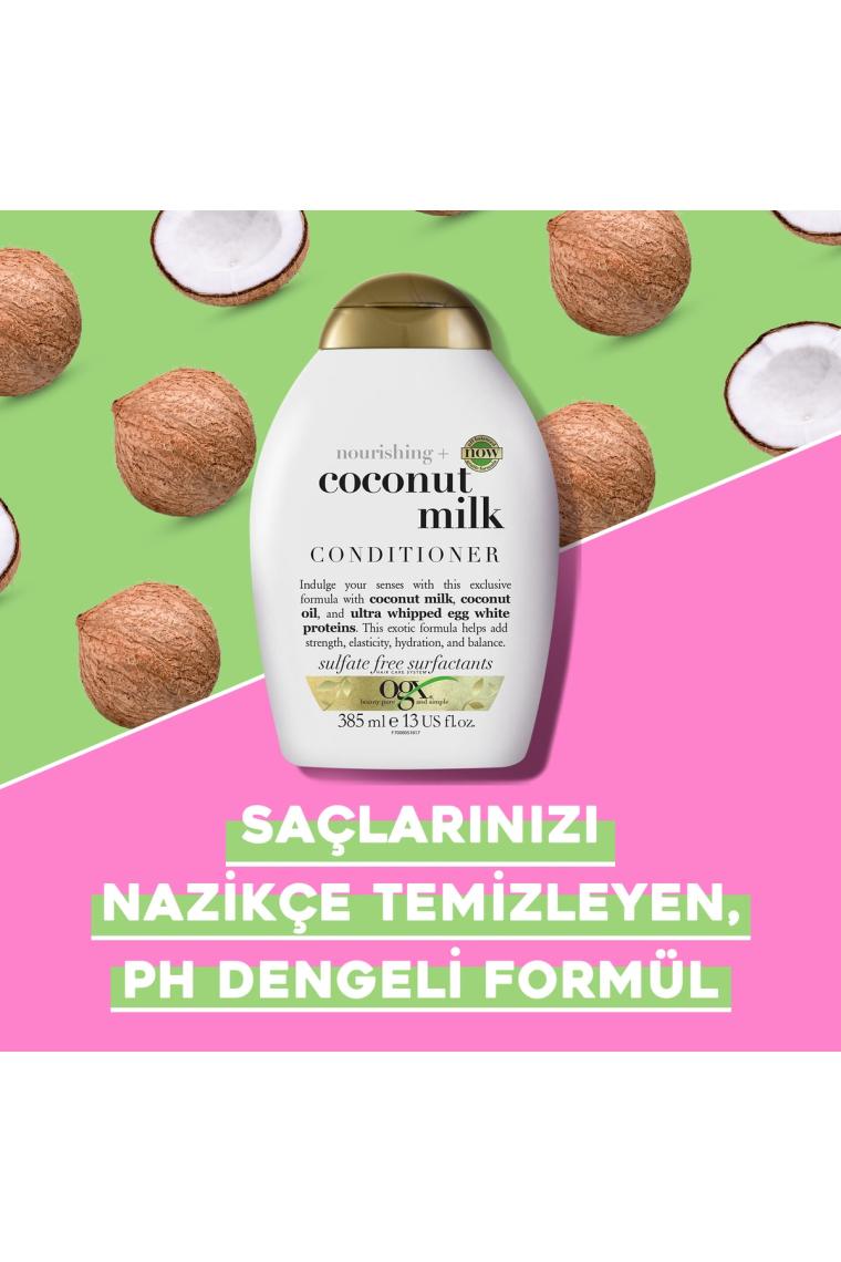 Ogx Coconut Milk 385 ml Hindistan Cevizi Besleyici Saç Kremi