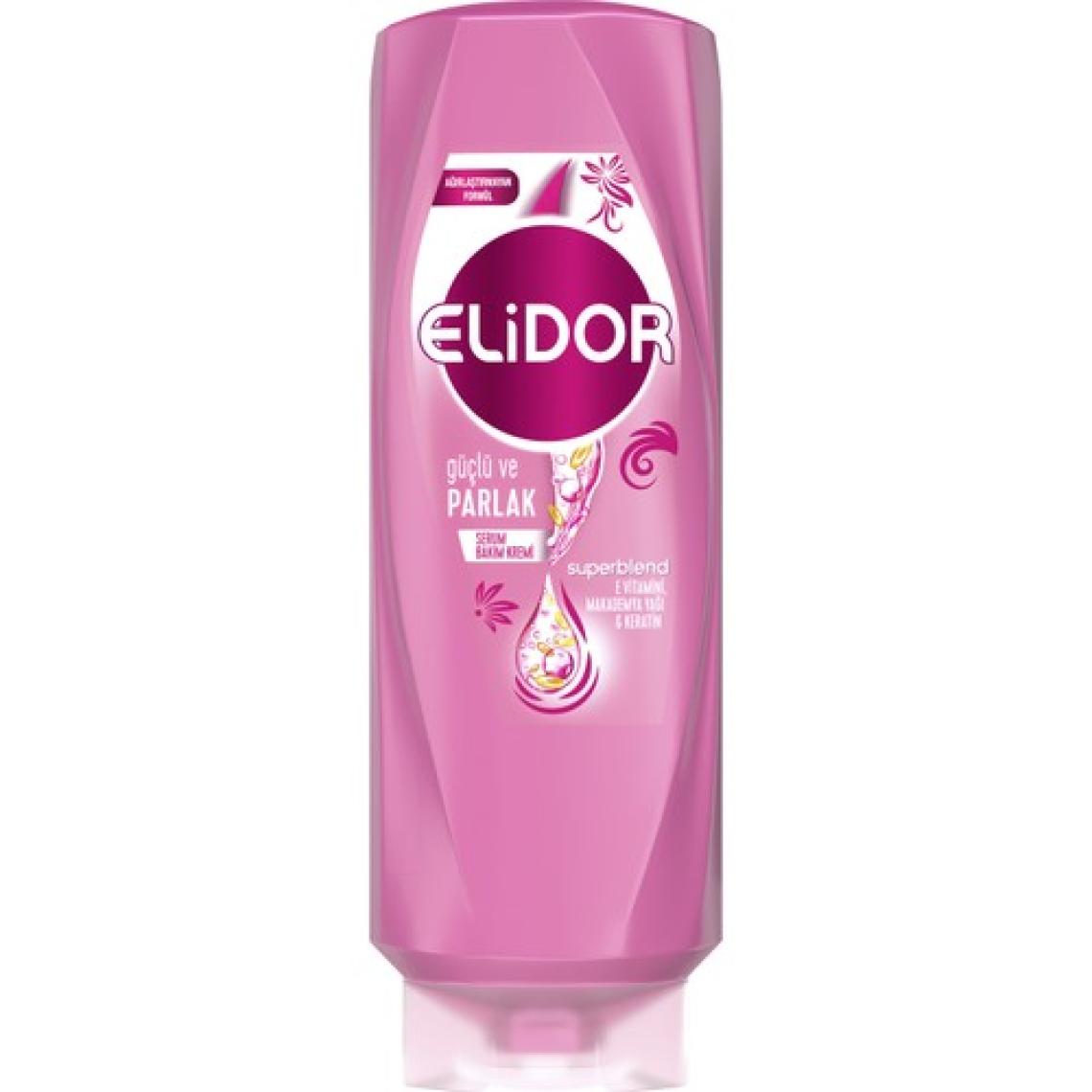 Elidor Superblend Serum Bakım Kremi Güçlü ve Parlak Saçlar Vitamin E Macamadia Yağı Keratin 500 ML