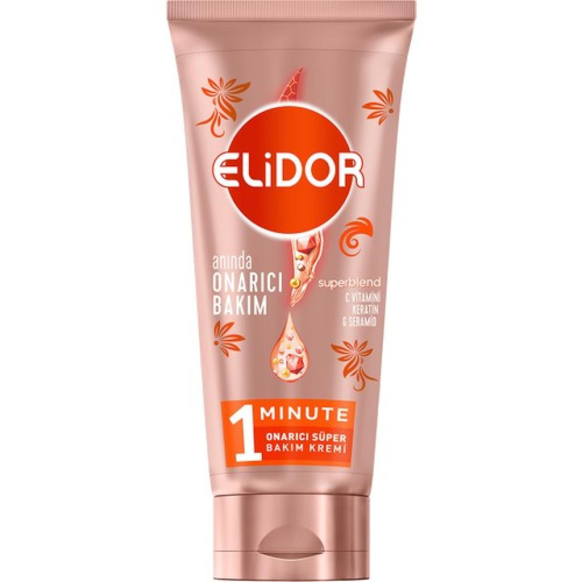 Elidor 1 Minute Onarıcı Süper Saç Bakım Kremi Anında Onarıcı Bakım 170 ml