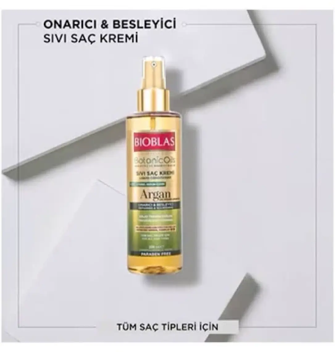 Bioblas Botanic Oils Argan Yağlı Sıvı Saç Kremi 200 ml