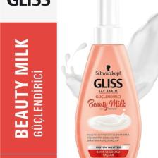 Gliss Beauty Milk Zayıf ve Güçsüz Saçlar Güçlendirici Saç Bakım Sütü 150 ml