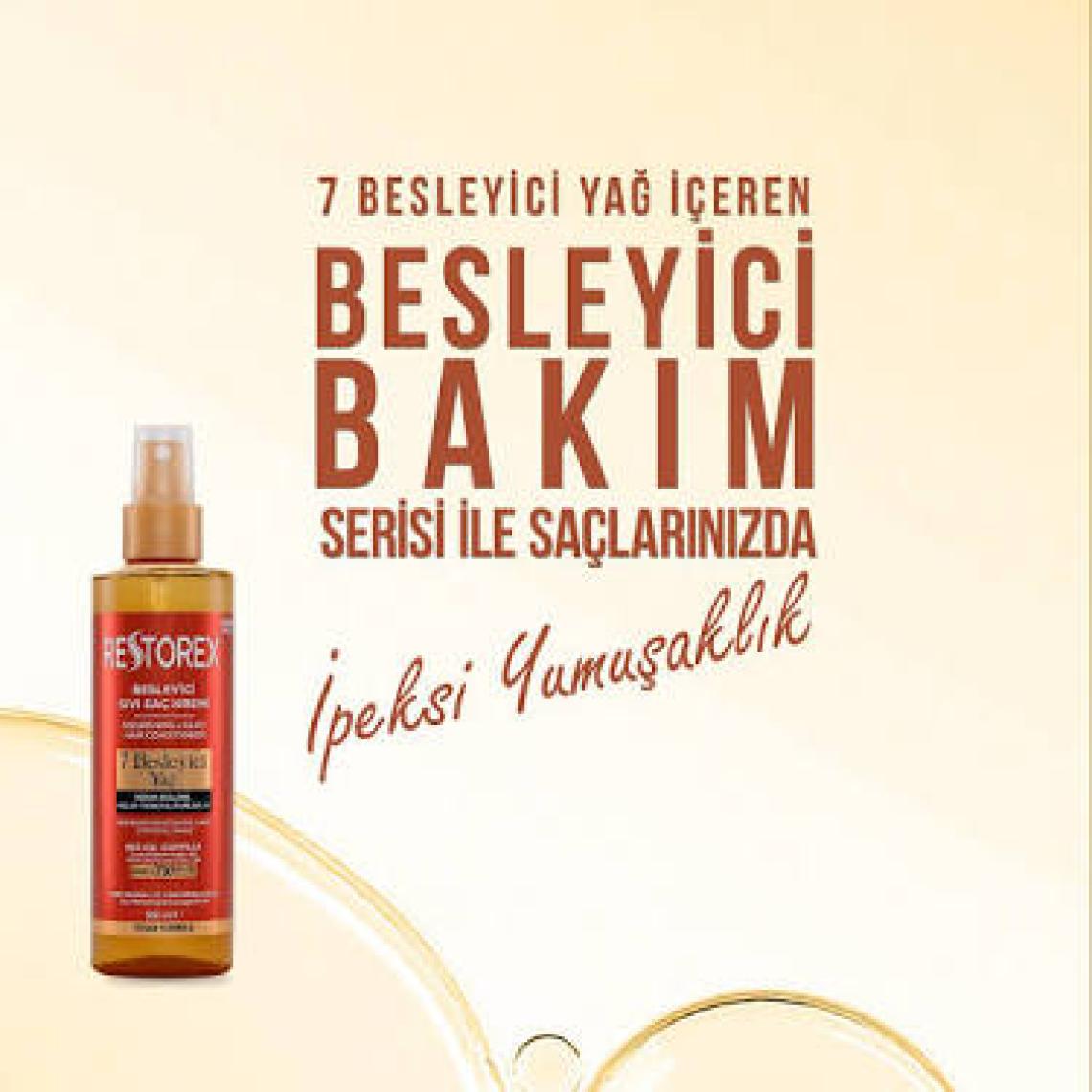 Restorex 7 Besleyici Yağ Içerikli Sıvı Saç Bakım Kremi 200 ml