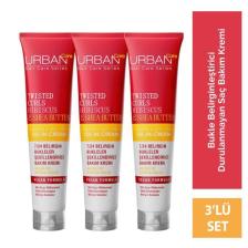 Urban Care Hibiscus&Shea Butter Kıvırcık Ve Dalgalı Saçlara Özel Durulanmayan Krem 3x175 Ml-Vegan