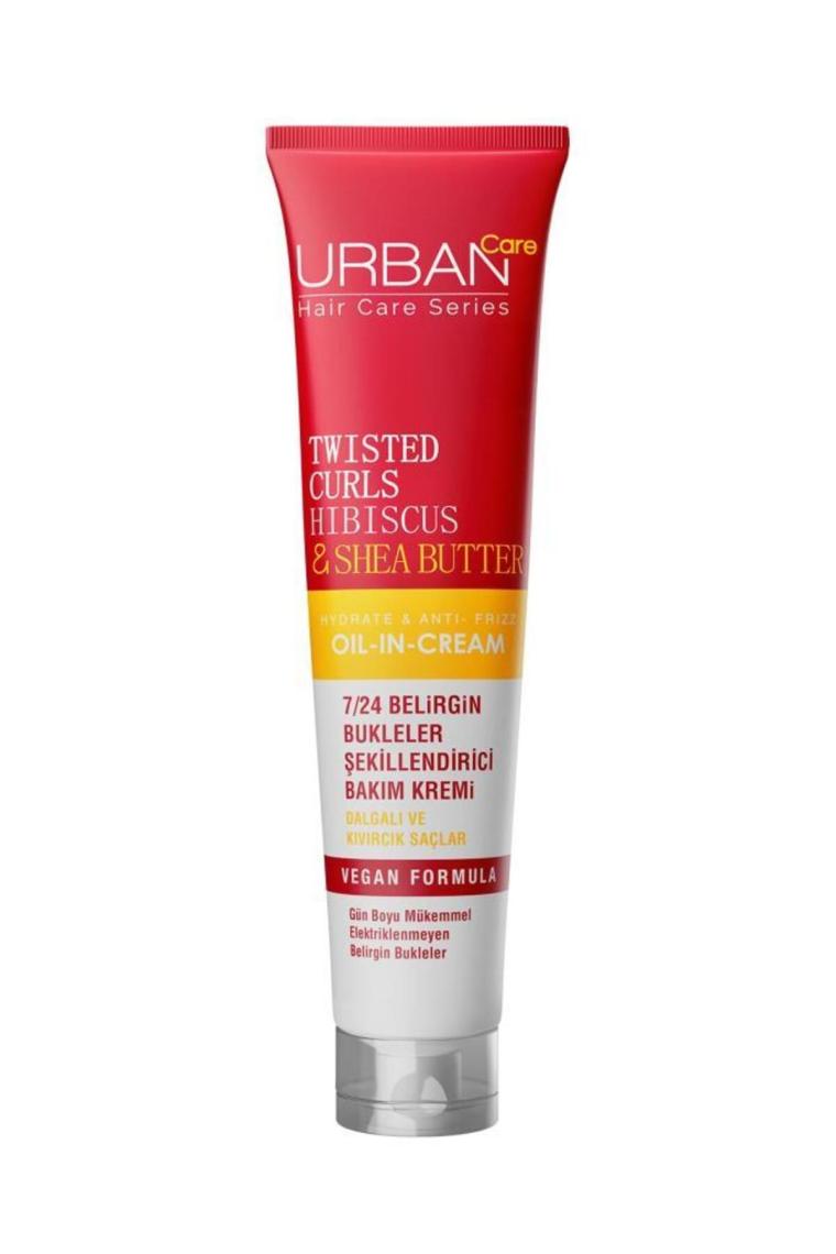 Urban Care Hibiscus&Shea Butter Kıvırcık Ve Dalgalı Saçlara Özel Durulanmayan Krem 3x175 Ml-Vegan