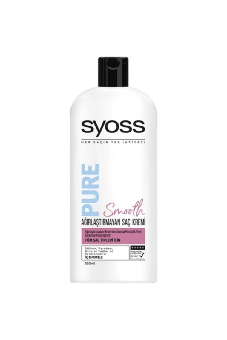 Syoss Pure Smooth Agırlaştırmayan 550 ml Saç Kremi