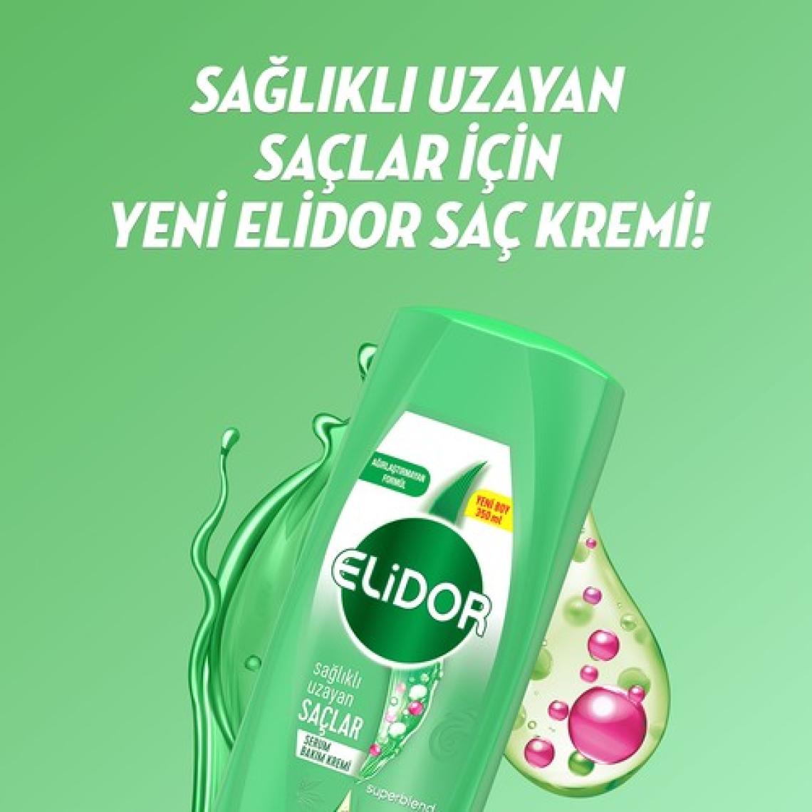 Elidor Superblend Sağlıklı Uzayan Saçlar Serum Saç Bakım Kremi 350 ml