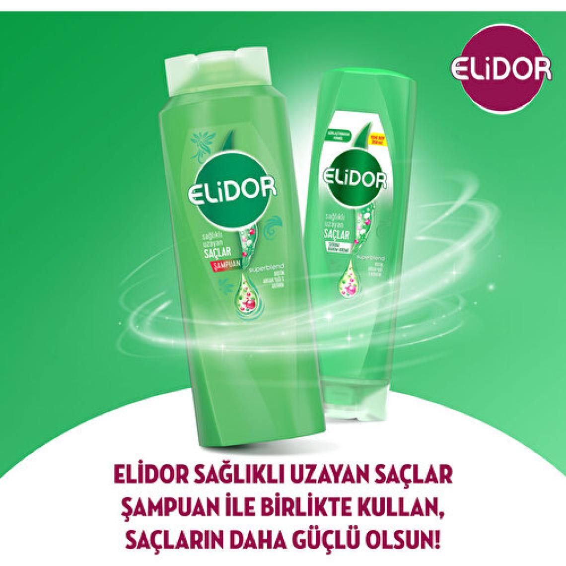 Elidor Superblend Sağlıklı Uzayan Saçlar Serum Saç Bakım Kremi 350 ml