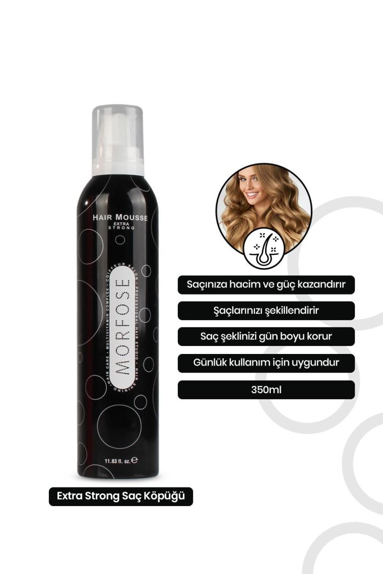 Extra Strong Saç Köpüğü 350 Ml-ekstra Güçlü Kalıcı Tutuş