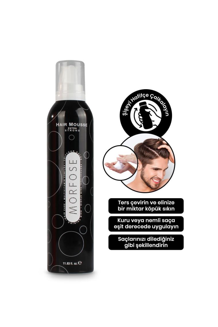 Extra Strong Saç Köpüğü 350 Ml-ekstra Güçlü Kalıcı Tutuş
