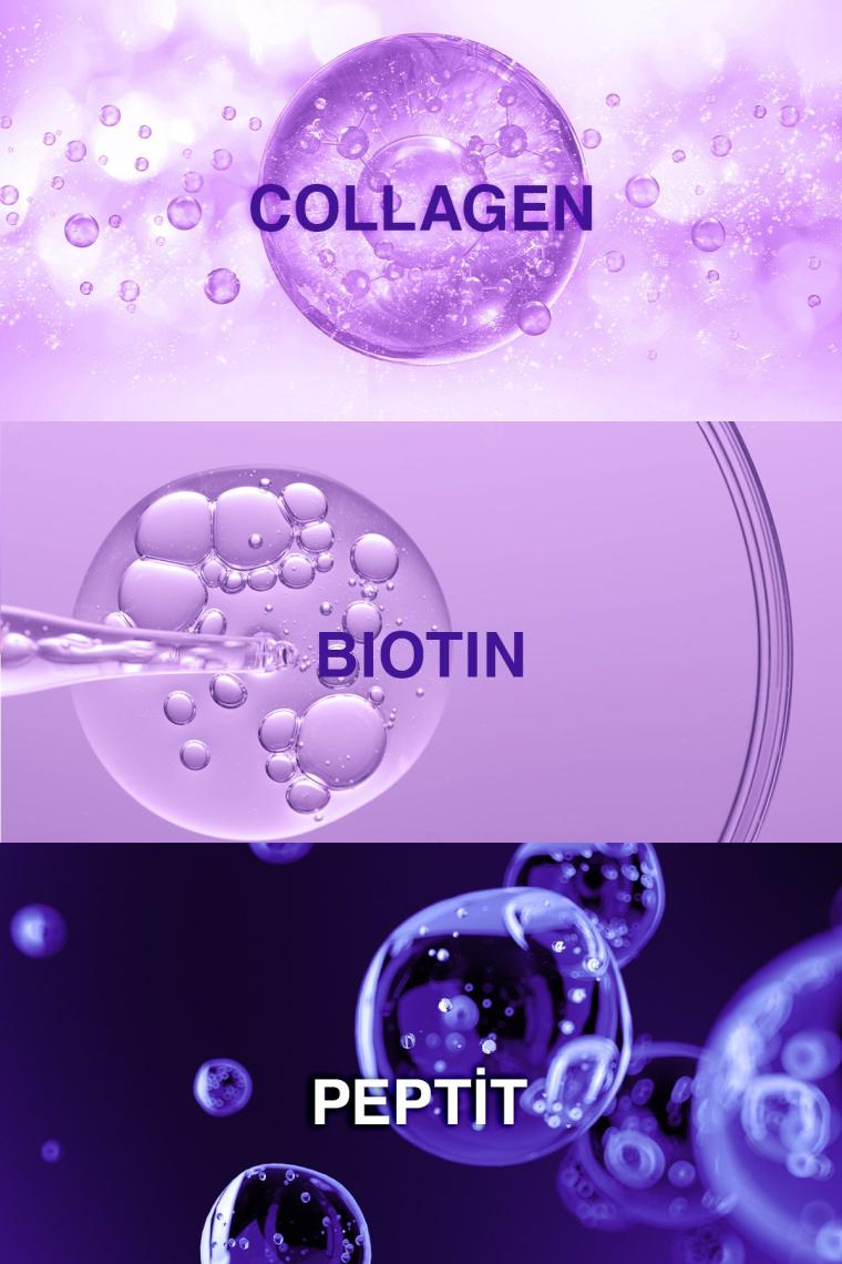 Collagen & Biotin Ekstra Hacim Saç Kremi 250 ml - Kolajen Biotin Ince Seyrek Saçlar