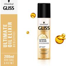 Gliss Ultimate Oil Elixir Besleyici Sıvı Saç Bakım Kremi - Aminoasit ve Argan Yağı ile 200 ml