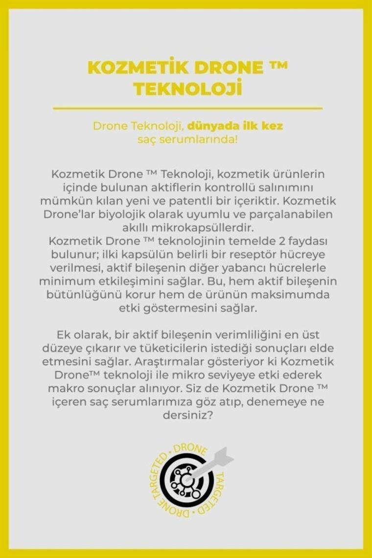 the fair. Drone-targeted Keratin Kırılma Karşıtı Vegan Saç Serum %1 Hyalufiller Drone Keratin 50 ml
