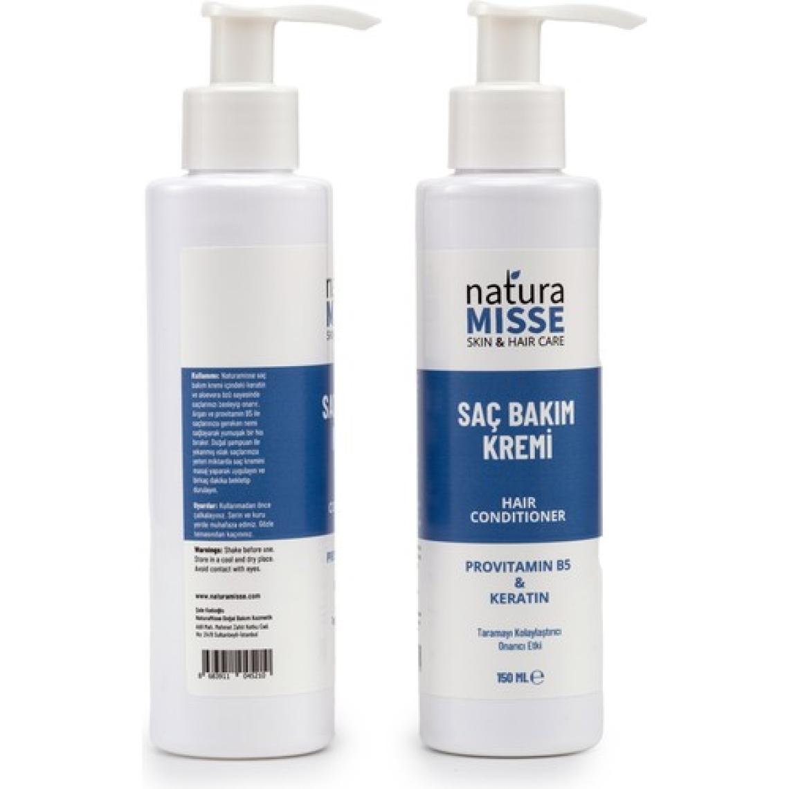 Naturamisse Doğal Saç Bakım Kremi 150 Ml Keratin- Provitamin B5 Canlandırıcı- Yumuşatıcı Bakım- Parlak Saçlar