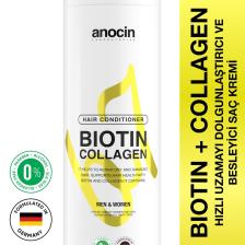 Anocin Bitkisel Sülfatsız - Tuzsuz - Biotin + Collagen Saç Kremi, Karşıtı Saç Kremi 250 ml