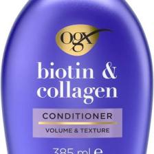 Ogx Biotin  İnce Telli Saçlar İçin Kalınlaştırıcı ve Dolgunlaştırıcı  Kolajen Saç Kremi 385 ml Biotin ve Kolajen İçerir, Günlük Kullanıma Uygun
