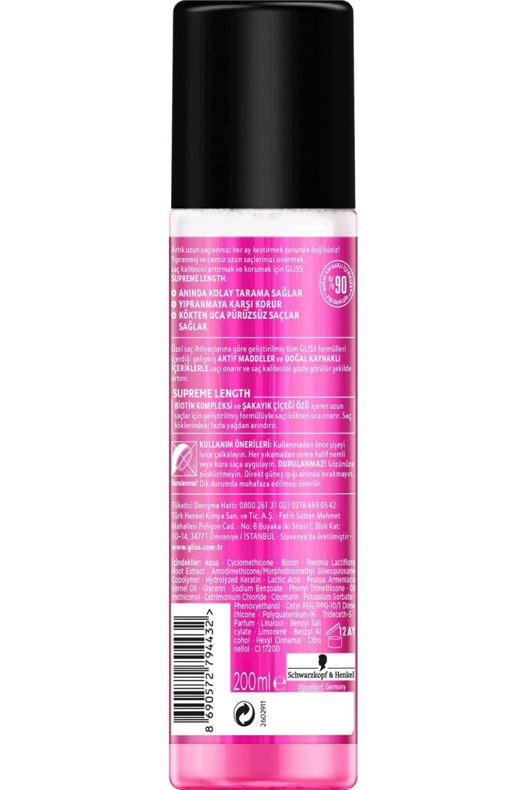 Gliss Supreme Length Sıvı Saç Kremi 200 ml