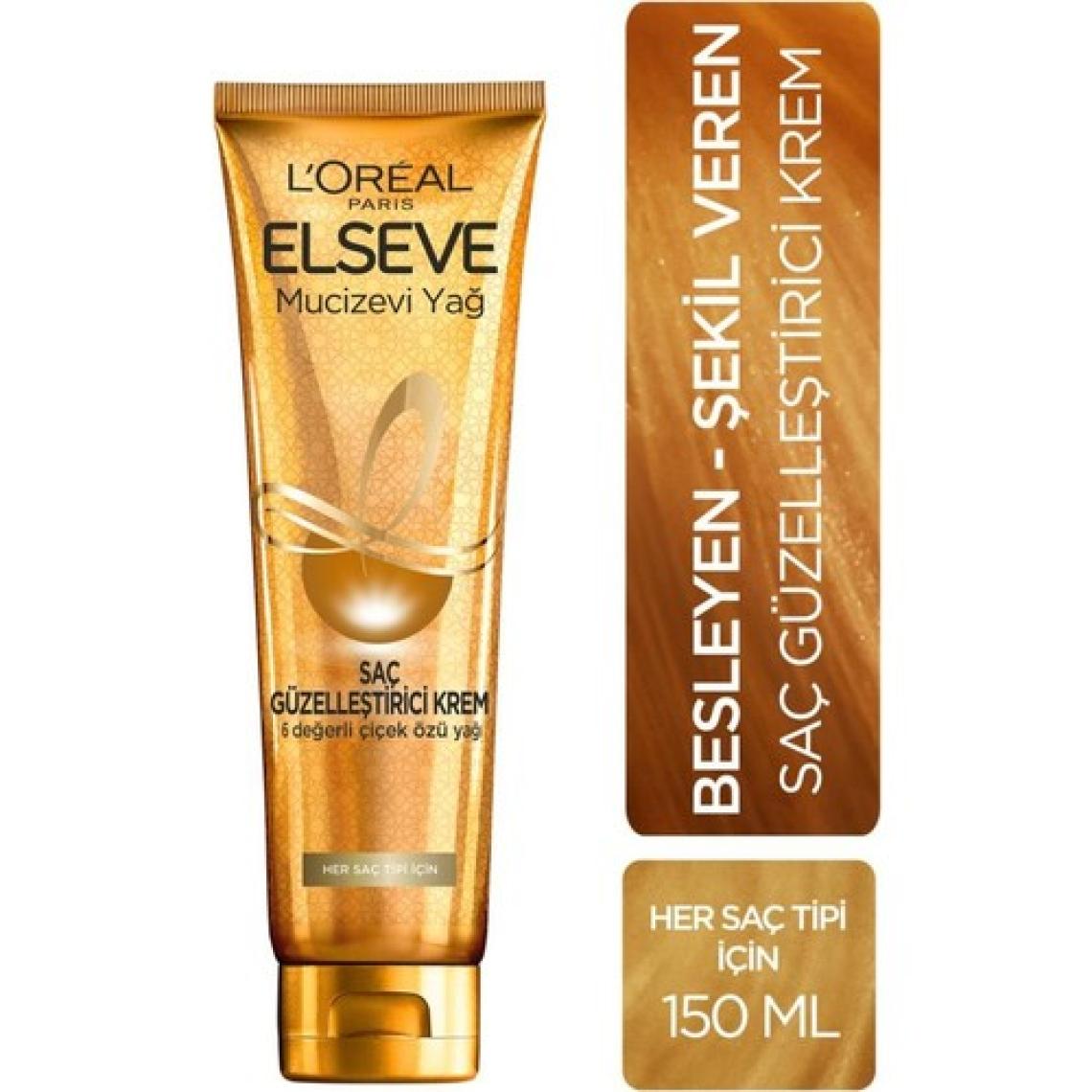 Elseve Mucizevi Yağ Saç Güzelleştirici Krem 150 ml