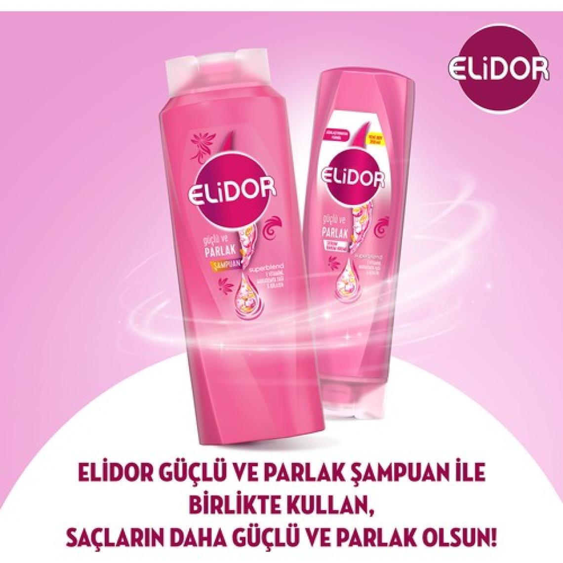 Elidor Superblend Serum Saç Bakım Kremi Güçlü ve Parlak E Vitamini Makademya Yağı & Keratin 350 ml