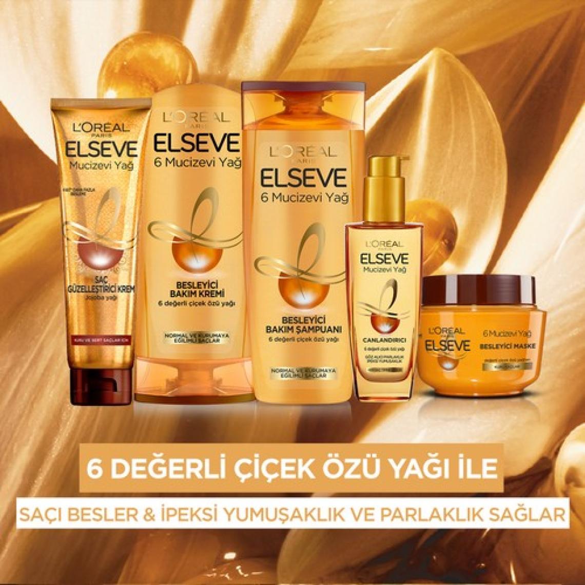 Loreal Paris Elseve Mucizevi Yağ Kuru Saçlar için Saç Güzelleştirici Krem 150 ml