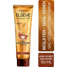 Loreal Paris Elseve Mucizevi Yağ Kuru Saçlar için Saç Güzelleştirici Krem 150 ml