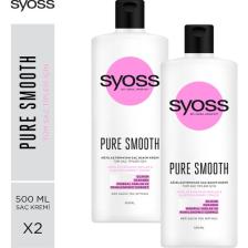 Syoss Syoss Pure Smooth Mıcellar Saç Kremi 500 Ml X 2 Adet