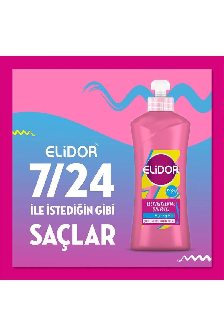 Elidor Elektriklenme Önleyici 7/24 Şekillendirici Bakım Kremi 300 ml