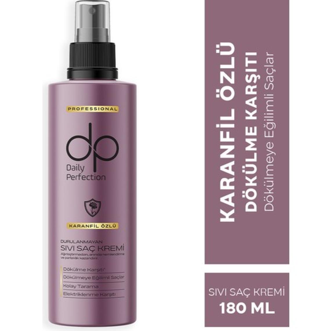 Dp Daily Perfection Dp Karanfil Özlü Durulanmayan Sıvı Saç Kremi 180 ml