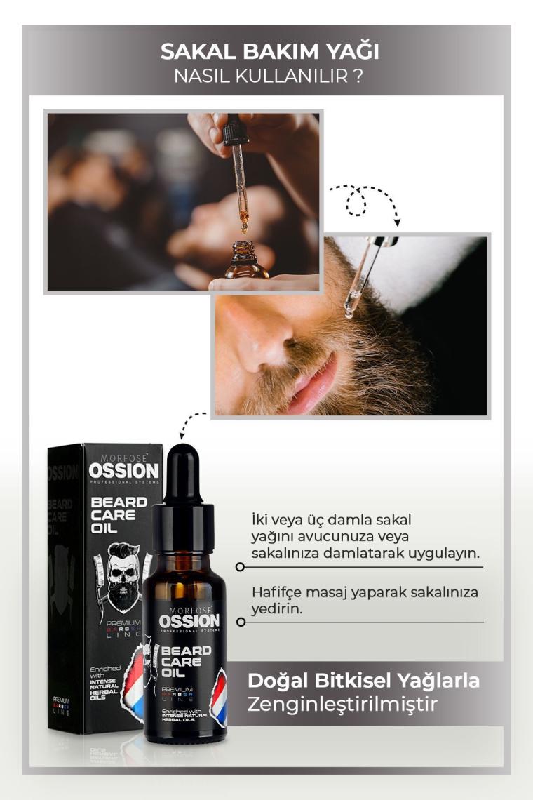 Ossıon Premıum Barber Lıne Sakal Bakım Yağı 20 ml