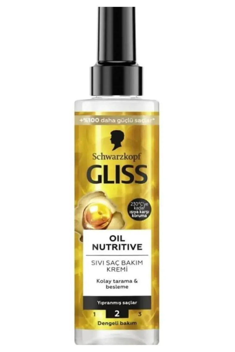 Gliss Ultimate Oil Elixir Besleyici Sıvı Saç Bakım Kremi - Aminoasit ve Argan Yağı ile 200 ml