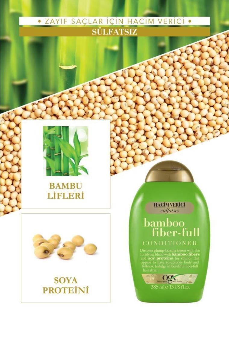 Ogx Bamboo Fiber-Full 385 ml Dolgunlaştırıcı Bakım Kremi