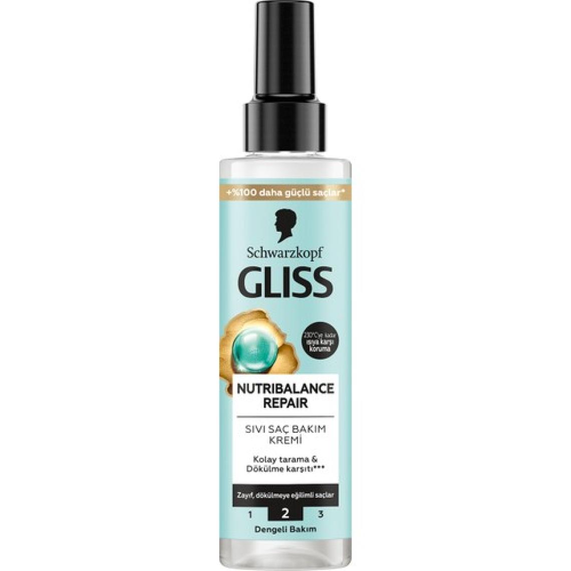 Schwarzkopf Gliss Nutribalance Repair Sıvı Saç Bakım Kremi 200 ml