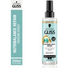 Schwarzkopf Gliss Nutribalance Repair Sıvı Saç Bakım Kremi 200 ml
