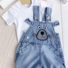 Babymod Fiğürlü Yazlık 2'li Erkek Bebek Salopet Tulum