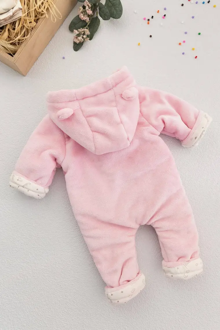 Babymod Ayıcık Figürlü Welsoft Peluş Astronot Kız Bebek Tulum