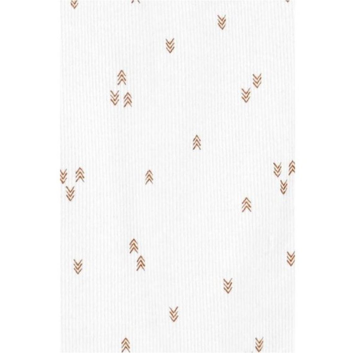 Carter's Layette Bebek 2'li Tulum Şapka Set Beyaz, Kahverengi Önlüklü