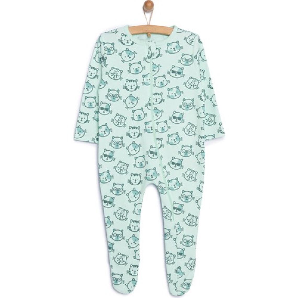 HelloBaby HelloBaby Yenidoğan Patikli Tulum Erkek Bebek