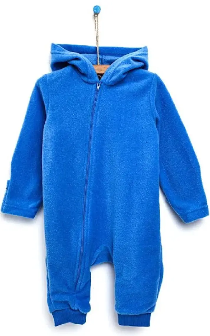 HelloBaby  Basic Erkek Bebek Polar Patiksiz Tulum