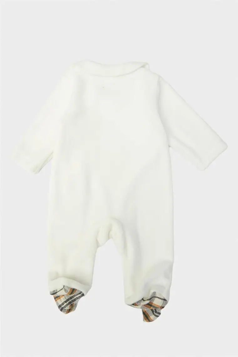 Layette Bg Store Kız Bebek Beyaz Tulum 23FW0LT7813