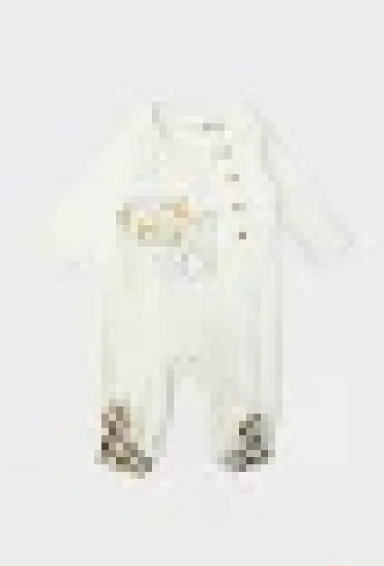 Layette Bg Store Kız Bebek Beyaz Tulum 23FW0LT7813