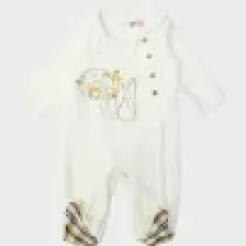 Layette Bg Store Kız Bebek Beyaz Tulum 23FW0LT7813