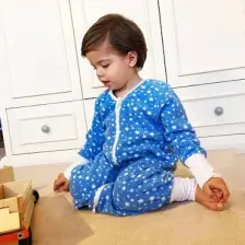 Uzun Kollu Oeko-tex Mikro Polar Bebek Çocuk Uyku Tulumu