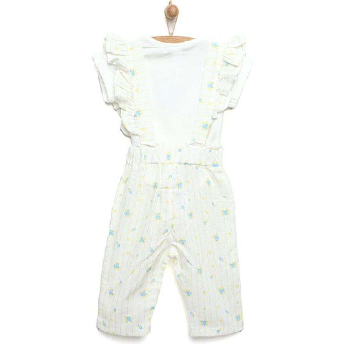 Tuffy Baby In Bloom Salopet Tshirt Kız Bebek