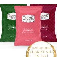 3'lü 100 Gr Menengiç Osmanlı Dağ Çilekli Aromalı Türk Kahvesi Seti
